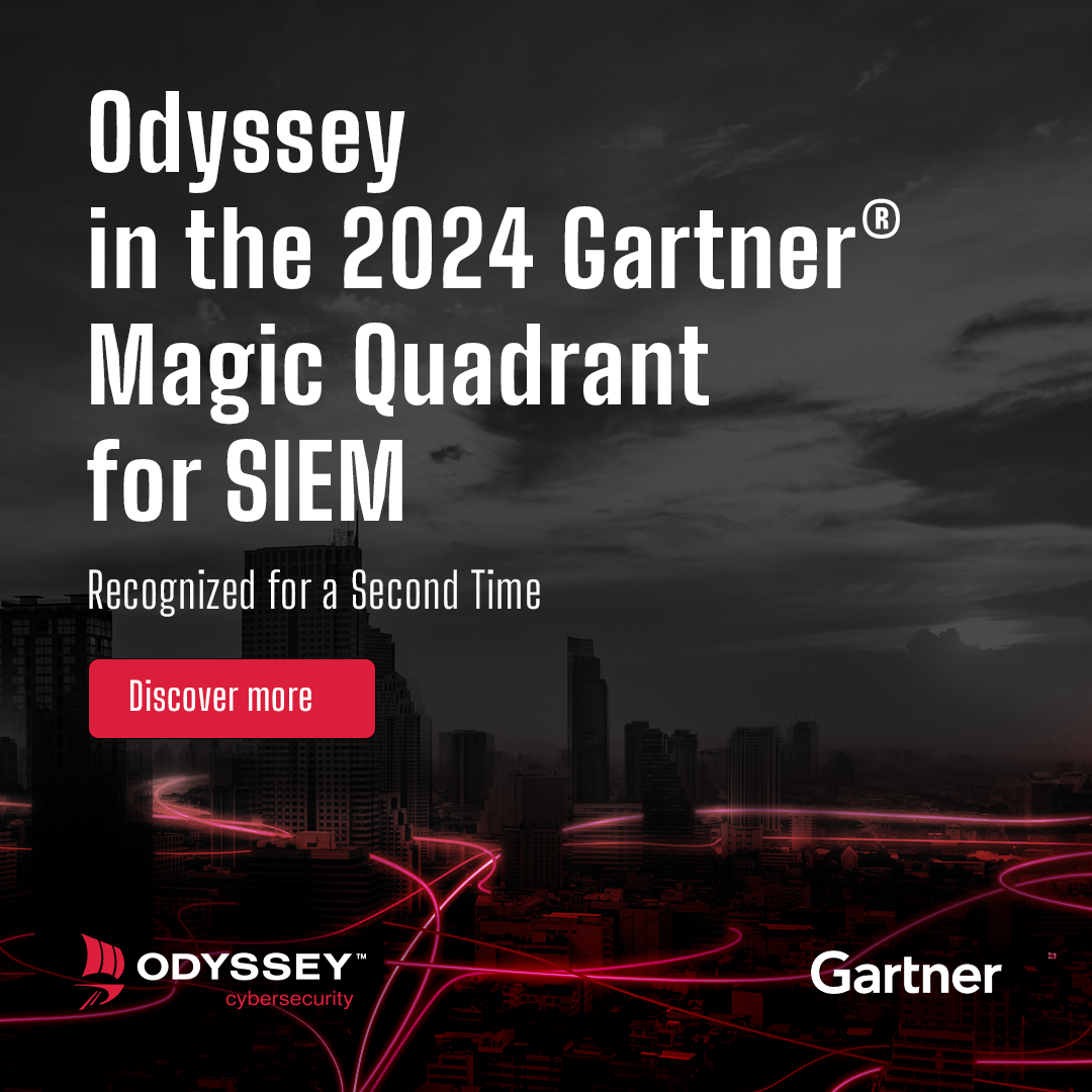 Odyssey in the 2024 Gartner Magic Quantrant for SIEM